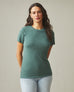 Women's Premium Slub Crew Tee - Sagebrush Green